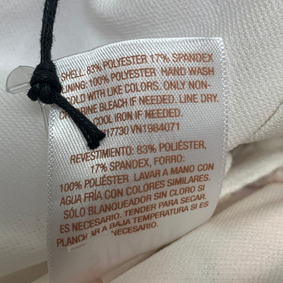 New Shade & Shore Womens Large Tropical Floral Med Seat Coverage 1PC Swim Suit - Picture 3 of 5